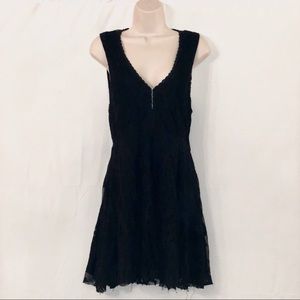 Free people 🌸 Black lace dress
